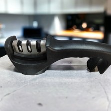 Amaç Yaşam ve Ambalaj Profesyonel Bıçak Bileyici 3 Açılı Elmas Seramik Tungsten Çelik El Bıçakları Bileme