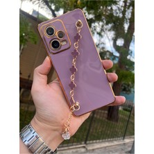 Vip Case Xiaomi Redmi Note 12 Pro (5g) Elçekli Parlak Tutamaçlı Kılıf