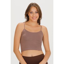 Sensu Kadın Ip Askılı Pamuklu Crop Büstiyer  -  BST1015