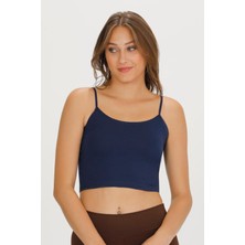 Sensu Kadın Ip Askılı Pamuklu Crop Büstiyer  -  BST1015