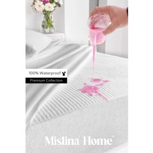Mislina Premium Fitted Sıvı Geçirmez Bebek Çarşaf Alez  60X120