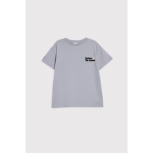 Babokah(Kids Boy) Cepli Flamlı Comfort Fit Organik pamuk T-shirt
