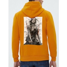 Che Bros Tasarım Baskılı Oversize Kapüşonlu Kadın-Erkek Sweatshirt