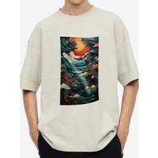 Che Bros Tasarım Baskılı Oversize  Kadın-Erkek Dtf Baskı Tshirt