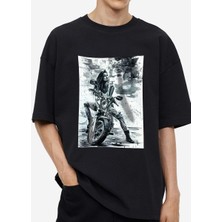 Che Bros Tasarım Baskılı Oversize  Kadın-Erkek Dtf Baskı Tshirt