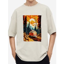 Che Bros Tasarım Baskılı Oversize  Kadın-Erkek Dtf Baskı Tshirt