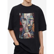 Che Bros Tasarım Baskılı Oversize  Kadın-Erkek Dtf Baskı Tshirt