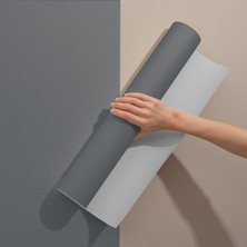 Dekoros Düz Renk Mat Silinebilir Antrasit Gri Yapışkanlı Folyo, Mutfak, Tezgah, Masa, Dolap Kaplama Folyosu, Isıya Dayanıklı, Su Geçirmez, Yapışkan Folyolar, Sticker, Büyük Ebatlı, Dekoros