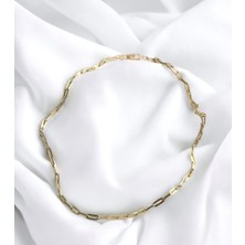 ÇGK KUYUMCULUK 14 Ayar Ataş Zincir Altın Kolye 14CGKKLY007