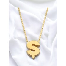 ÇGK KUYUMCULUK Ş  Harf Altın Kolye CGKKLY072