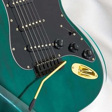 Midex GLC-40GR-50AMP Elektro Gitar Seti 50 WATT Şarjlı BT Amfi Kulaklık ve Full SET