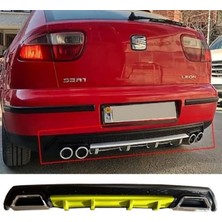 MKG Otomotiv Seat Leon Mk1 Sarı Difüzör Çiftli Kare Egzoz Görünümlü D Tip Difizör