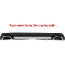 MKG Otomotiv Hyundai Accent Admire Gri Difüzör Çiftli Kare Egzoz Görünümlü D Tip Difizör 2003 - 2006