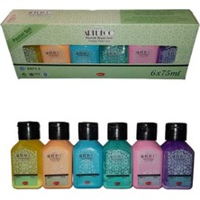 Artdeco Parmak Boyası 75 ml Pastel Renkler 6lı + Bu-Bu 4lü Oyun Hamuru Seti