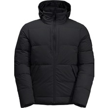 Jack Wolfskin Wandermood Down Jkt M Erkek Outdoor Montu (700 Dolgu Kaz Tüyü) 1207311-6000 Siyah