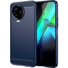 Hello-U Infinix Note 12 Pro 4g Karbon Fiber Doku Telefon Kılıfı Şok-Emme Tpu Fırçalanmış Yüzey Koruyucu Kapak (Yurt Dışından)