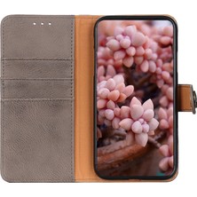 Hello-U Vivo Y36 5g Deri Cüzdan Telefon Kılıfı Cowhide Doku Damla Geçirmez Stand Kabuğu (Yurt Dışından)