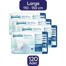 Jender Hasta Alt Bezi 120 Adet Large 4 Paket