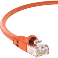 Güngörür 3 Metre Helojen Free Turuncu Cat6 Patchcord Data-Ethernet Kablosu