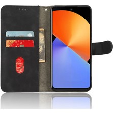 Hello-U Infinix Note 30 4g Cilt Touch Pu Deri Telefon Kılıfı Cüzdan Stand Koruyucu Telefon Kapağı (Yurt Dışından)