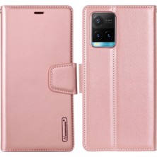 Hello-U Vivo Y21 / Y21S / Y33S Folio Folio Pu Deri Kılıf Damla Koruma Koruyucu Telefon Kapağı (Yurt Dışından)