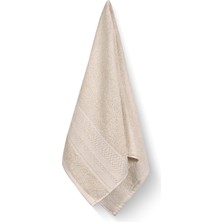 Bluenity Softy -  Doğal Pamuklu 4'lü Misafir Banyo / Mutfak Havlusu Seti - 30X50 cm Bej