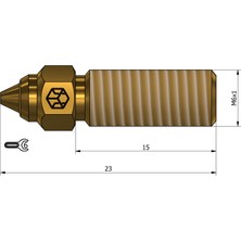 CSA 0.6mm Csa K1, K1 Max, Cr M4 Nozzle