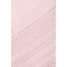 Bluenity Softy -  Doğal Pamuklu 4'lü Misafir Banyo / Mutfak Havlusu Seti - 30 x 50 cm Pudra