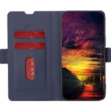 Hello-U Infinix Hot 20I 4g Anti-Çizelge Kartı Tutucu Stand Pu Deri Kılıf Slim Fit Twill Doku Telefon Kapağı (Yurt Dışından)