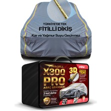 Budge  Fiat Tempra  ile Uyumlu X300 Pro Araba Brandası Miflonlu Branda Oto Çadır Örtü