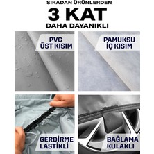 Budge  Ford Fiesta 2009-2018  ile Uyumlu X300 Pro Araba Brandası Miflonlu Branda Oto Çadır Örtü