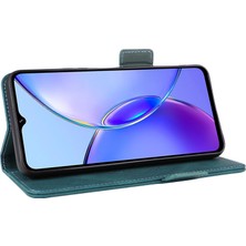 Hello-U Vivo Y17S 4g Kasa Pu Deri Deri Donanım Dekoru Kazanmaya Dayanıklı Telefon Kabuğu (Yurt Dışından)