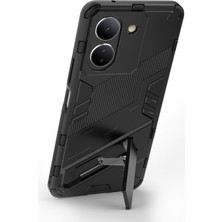 Hello-U Vivo Y36 4g 5g Şok Geçirmez Telefon Kasası Kickstand Pc+Tpu Telefon Kapağı (Yurt Dışından)