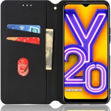 Hello-U Vivo Y20 / Y20I / Y20S / Y12S Pu Deri Kılıf Stand Manyetik Emilim Şok Geçirmez Koruyucu Kapak (Yurt Dışından)