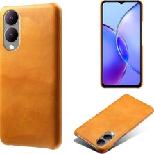 Hello-U Vivo Y17S 4g / Y33T (2023) Case Pu Deri + Pc Buzağı Doku Telefon Kapağı (Yurt Dışından)