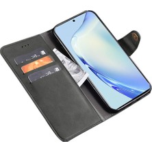 Hello-U Vivo V29 Lite 5g Dokulu Telefon Kabuğu Standı Pu Deri Deri Telefon Kapağı Çizgiye Karşı Kılıf (Yurt Dışından)