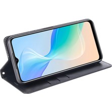 Hello-U Vivo Y21 / Y21S / Y33S Pu Deri Stand Kılıfı Manyetik Otomatik Absorlanmış Cüzdan Folio Flip Telefon Kapağı (Yurt Dışından)