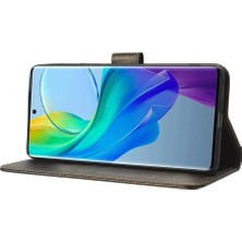 Hello-U Vivo Y78+ 5g / Y78 5g / V29 Pu Deri Telefon Kapağı 5g Şok Geçirmez Elmas Doku Kılıf Stand Cüzdan Flip Shell (Yurt Dışından)