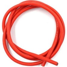 Elektromall 10 Awg Kırmızı Silikon Kaplı Kablo – 3 Metre