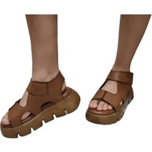 Dünya Shoes Deri Kadın Sandalet