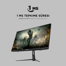 Rampage Cyclops CY25R240 25 240Hz 1ms Boe Va Full Hd Hdr Freesync Logo Yansıtma Rgb Pc Flat Oyuncu Monitörü