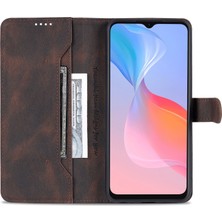 Xshop Pu Deri Flip Cüzdan Standı Vivo Y21/Y21S/Y33S Için Iyi Korunmuş Telefon Kabuğu (Yurt Dışından)