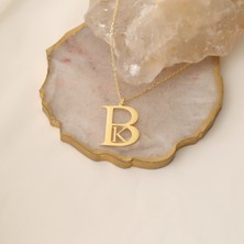 Nox Jewelry 925 Ayar Gümüş Ikili Harf Kolye