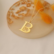 Nox Jewelry 925 Ayar Gümüş Ikili Harf Kolye