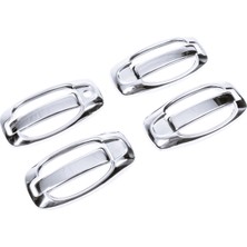 ZNZ Oto Aksesuar Citroen Nemo 2008 Sonrası Krom Kapı Kolu Set 4 Kapı P.çelik
