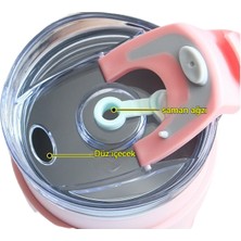 Dilele Büyük Kapasiteli Pipet Yalıtım Bardağı, Büyük Mac Soğutma Yalıtım Bardağı, 1200ML (Yurt Dışından)