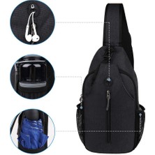 Dilele Moda Rahat Omuz Çantası/crossbody Çantası/göğüs Çantası/seyahat Sırt Çantası (Yurt Dışından)