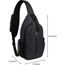 Dilele Moda Rahat Omuz Çantası/crossbody Çantası/göğüs Çantası/seyahat Sırt Çantası (Yurt Dışından)