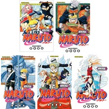 Naruto 2-3-4-5-6. Ciltler Manga Set - Masaşi Kişimoto