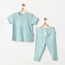 Andywawa Jacquard 2'li Kısa Kollu Bebek Takımı AC24709